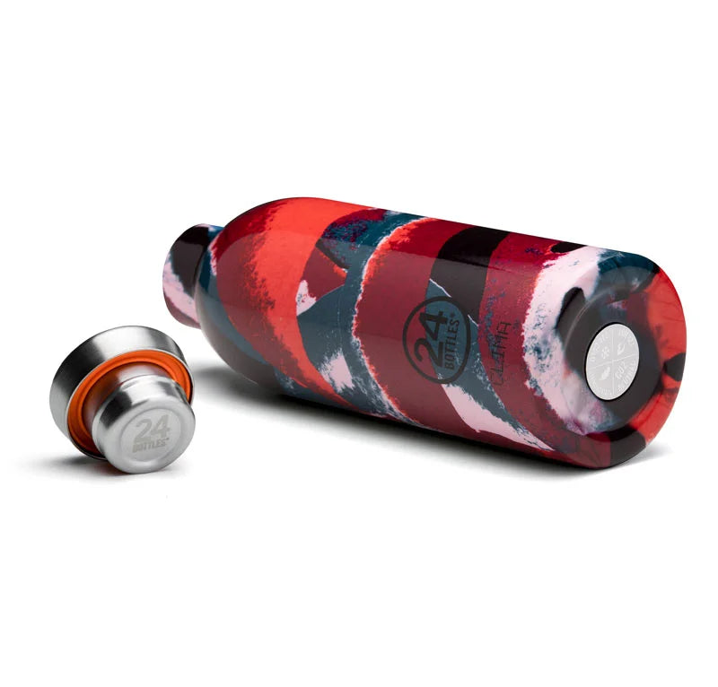 Garrafa Isotérmica Vermelha 500 Clima Flower Flame